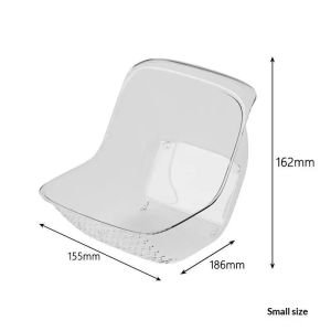 Sacesr Multipurpose Clear Colander Basket For Washing Draining Fruits Vegetables And Rice Filtering In Kitchen N7Y3P