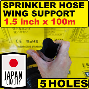RAIN HOSE SPRINKLER HOSE 1.5 inch x 100m With BUTTERFLY WING SUPPORT GARDEN FARM GREENHOUSE SUNTIGER