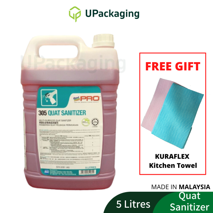 5L GOODMAID GMP 305 Quat Sanitizer 5 Litres Multi Surface Quat