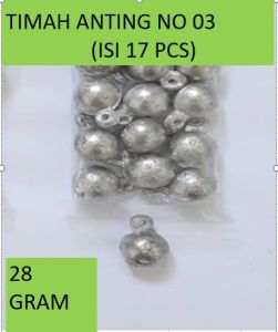 Timah pancing model Anting per 1/2 kg 500 gram