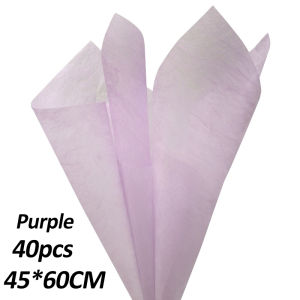 40pcs Tissue Paper Wrapped Flower Paper Wedding Valentine Day Gift Extraction Wrapped Flower Paper