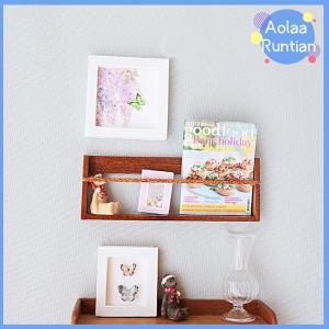 Aolaa 1 12 Dollhouse Simulation Mini Wall Bookshelf Model Dollhouse Miniature Study Furniture Decoration Dolls House Scene Ornament