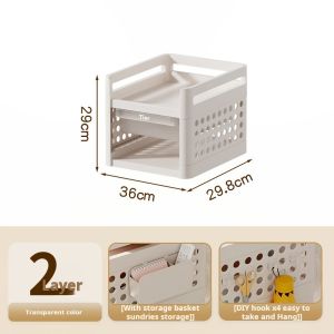 💖SG local stock💖Storage Rack Bookshelf Small Trolley Movable Multi-Layer Snack Storage Shelf Rack Pegboard with drawer