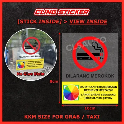 Ehailing Sticker Puspakom Roadtax For Grab Driver inDriver AirAsia Ride