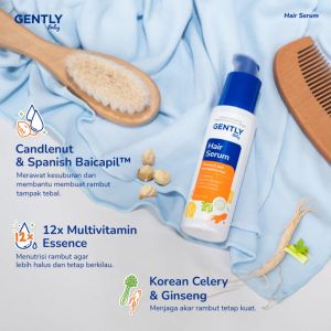 Gently Baby Hair Serum | Serum Penumbuh & Penyubur Rambut Bayi Dan Anak (Bpom)