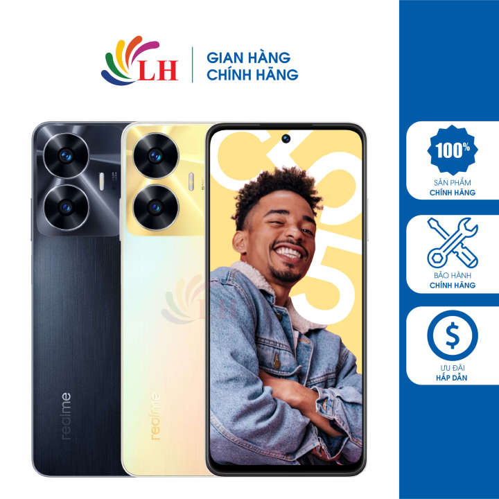 Điện thoại Realme C55 (6GB/128GB) - Hàng chính hãng - Màn hình siêu rộng 6.72", Chipset ổn định, dung lượng pin 5000mAh