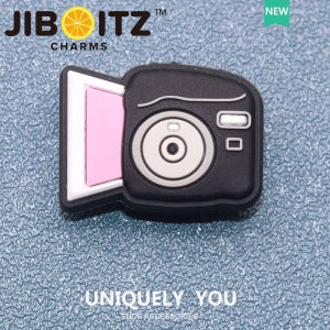 Jibbitz cross charm Shoe Buckle Shoe Accessories Fun Guitar CD Camera DIY Fashion Decorative Buckle