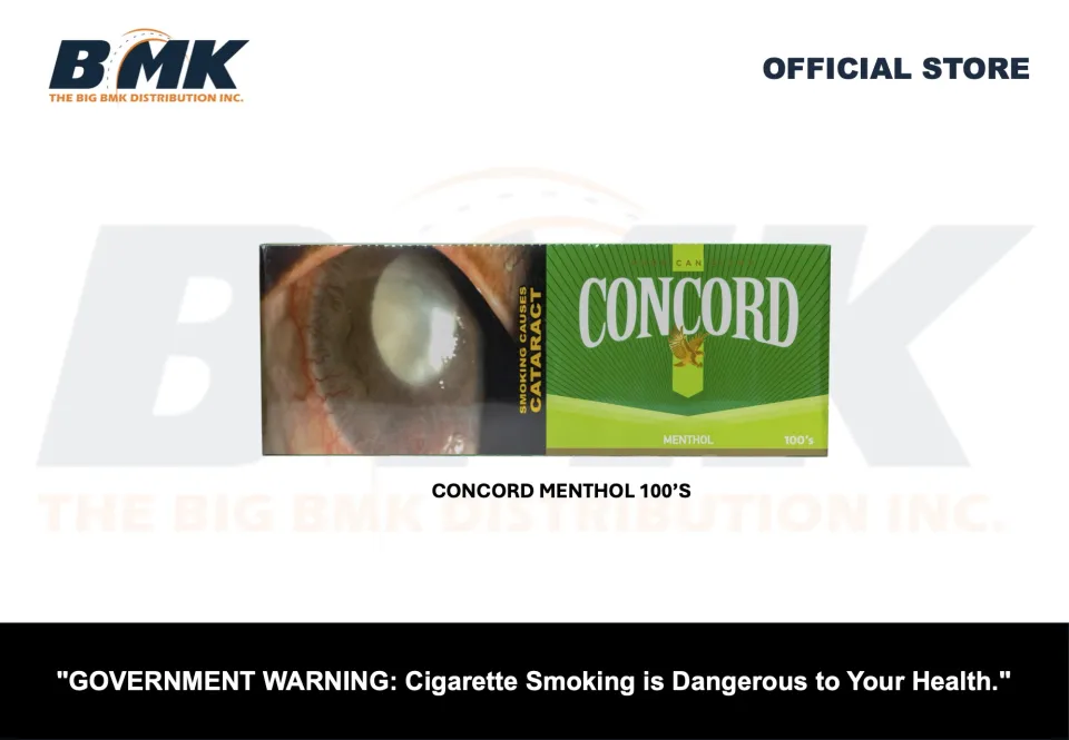 CONCORD MENTHOL 100S | 20 STICKS PER PACK | 10 PACKS PER REAM | 60 REAMS  PER CASE - Lazada