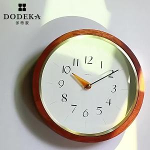 Sacesr Wooden Wall Clocks Silent Retro Decoration Wall Clock Acrylic Pointer Minimalist Japanese Clocks Creative Living Room Home Decor B3K9H