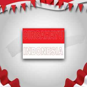 JUAL STIKER PIPI MERAH PUTIH HUT RI 79 MURAH ISI 50 PCS