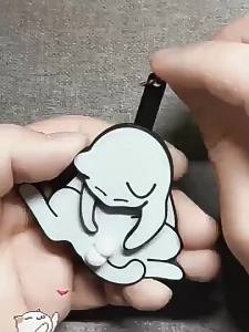 {READY STOCK}Funny Cat Keychain