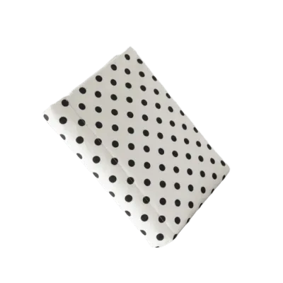 SHERARDX Quilted Polka Dot Book Protector Soft Stripe Diary Book Jacket Korean Style Lightweight Fabric Book Cover Journals