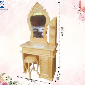 BỘ BÀN TRANG ĐIỂM GỔ THÔNG CAO CẤP.