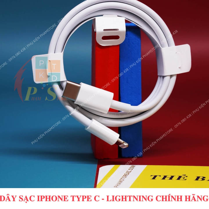 Dây Cáp Sạc IPhone 11 Type C To Lightning| Chính Hãng100% Cho IPhone x,11,12, 13 Pro max| Sạc Nhanh |Bảo Hành 12 Tháng