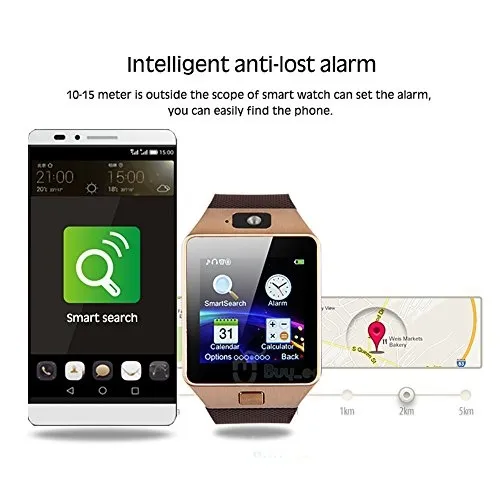 2024 Digital Touch Screen Smart Watch DZ09 Bracelet Camera