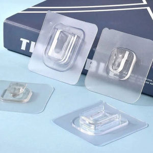 【จัดส่งจากกรุงเทพ】ตะขอแขวนของ ตะขอติดผนัง ตะขอแขวนของ ตะขอกาวสองด้าน ตัวผู้ ตัวเมีย 1 คู่ ตะขออเนกประสงค์ hook up ฮุกติดผนัง ตะขอกาวสองด้าน  จัดระเบียดง่าย ตะขอติดกาวกันน้ำสำหรับห้องครัวห้องน้ำสติกเกอร์ติดผนังแบบมีกาวในตัวตะขอแขวนติดผนังที่ทนทาน