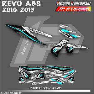 REVO ABS (COD) STIKER STRIPING MOTOR HONDA REVO ABS - STIKER LIST SIMPLE WARNA VARIASI DESAIN RACING HOLOGRAM DAN TRANSPARAN BISA COD IP.PROJECT.KODE-24