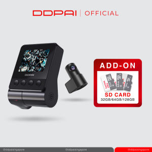 DDPAI Z40 1944P Dash Cam GPS Front + Rear Cam IPS Monitor GPS Version Car Dashcam DVR Decoder