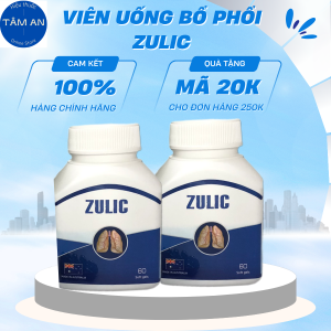 Bổ Phổi Tăng Đề Kháng Zulic Hộp 60 Viên Nhập Khẩu Úc