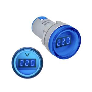 Voltmeter Pilot Lamp Digital Indicator AC 220 Volt 22mm AD16-22DSV