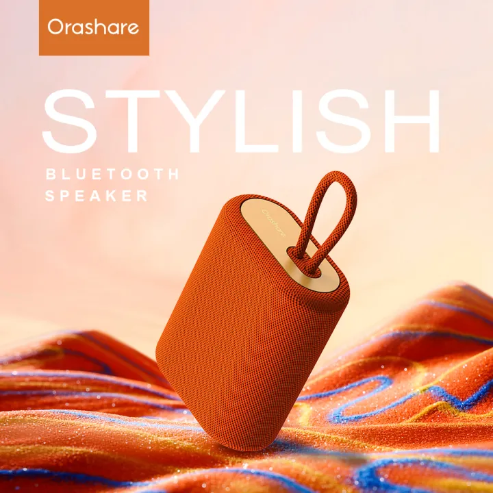 Orashare BS01 Wireless Bluetooth Speaker Outdoor Portable TWS Speaker Stylish Subwoofer Bluetooth Speaker