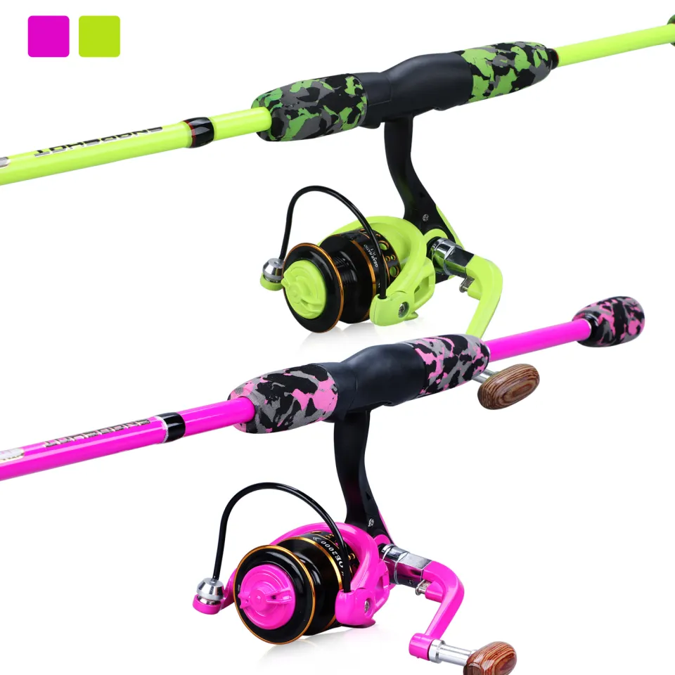 Sougayilang Fishing Rod and Reel Set Fishing Kit 1.6m Telescopic