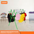 Jemuran Pakaian Baju Besar Aluminium 9 Palang Panjang 150cm x  Tinggi 138cm. 