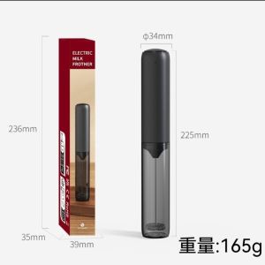 AE New electric milk frother and egg beater with storage cover home-use rechargeable milk frother electric coffee mixer