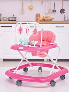Music and Toys for Baby Walker with Play Toys Learning To Walk Adjustable Height Safety Walker Baby Walkers ages 6-12 months