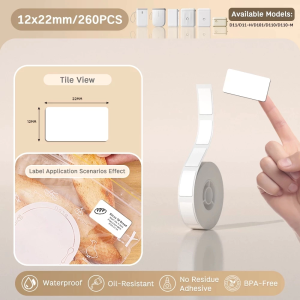 NIIMBOT D101 Label Printer Printing 12-25mm Office Home Shop Retail Use Tape inkless Label Maker