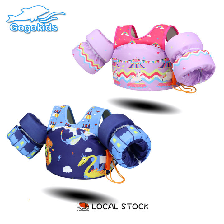 Gogokids Kids Floaties Baby Swimming Buoyancy Swimsuit Life Jacket