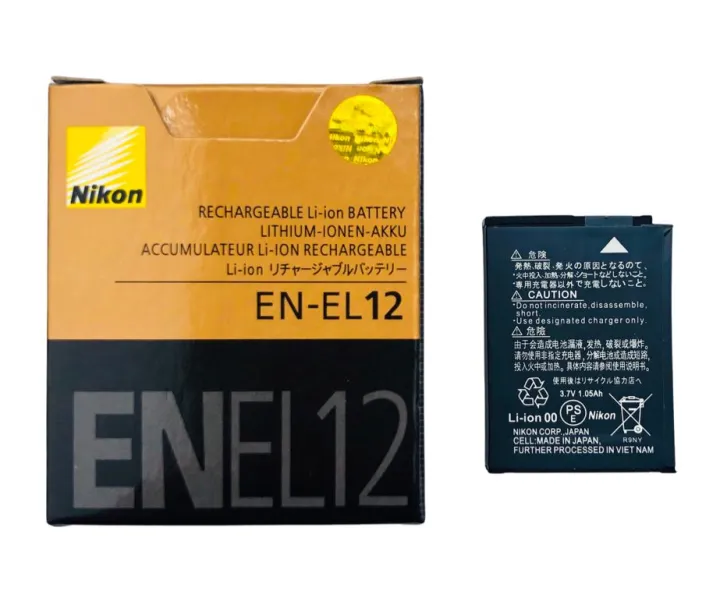 Nikon Battery EN-EL12 For Nikon Coolpix AW110 AW100 S8200 S6000