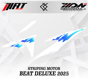 Striping Beat 2024 - Stiker Transparan Beat Deluxe/Street New 2024 Retro Vol 1 (Sudah Terpotong)