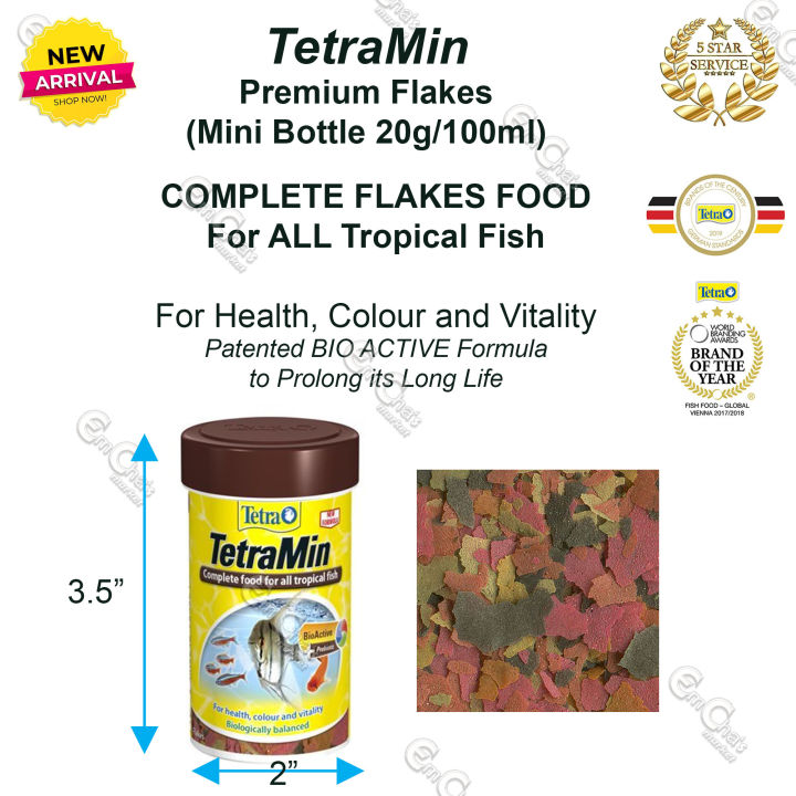 Ubuy Tetramin Nutritionally Balanced Tropical Flake Food For