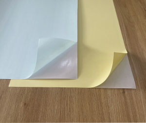 Giấy Decal A4 đế xanh - đế vàng - da bò xấp 100 tờ THIỆN PHƯỚC