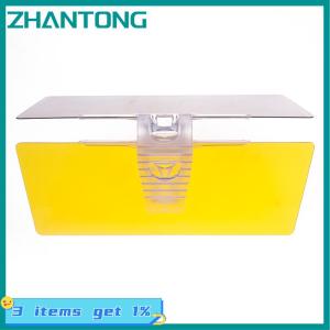 ZHANTONG 1PC HD Anti-UV Day Night Anti-dazzle Goggles Clip-on Driving Vehicle Shield For View Visor Rotatable Driving Mirror Car Sun Visor