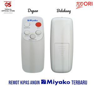 Terbaru Remot Kipas Angin Miyako KAW 1689 - TJR 101 - Remot Kipas Miyako Dinding dan Berdiri