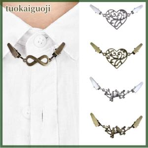 tuokaiguoji Shirt Collar Cardigan Clip Shawl Brooch Duck Clip Clasps Sweater Blouse Pin