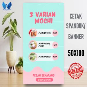 Spanduk Banner VARIAN MOCHI Custom Desain