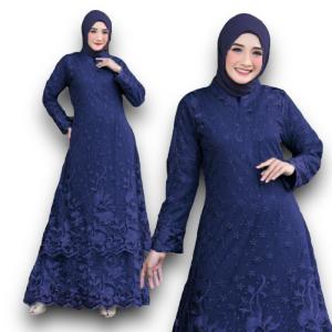 GAMIS NARANIA /BRUKAT MEWAH / BAJU LEBARAN / GAUN PESTA / GAMIS JUMBO