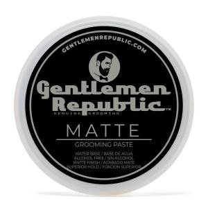 Gentlemen Republic 4oz Kem vuốt tóc lì dành cho nam - Dạng nước giữ nếp chắc chắn Công thức không chứa cồn để tạo kiểu tóc tự nhiên với hiệu ứng lì — sản xuất tại Mỹ