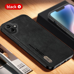 เคสโทรศัพท์หนังสีด้านย้อนยุคสำหรับ Samsung Galaxy A06 A 06 Samsung A06เคส2024ฝาหลังตัวดูดแม่เหล็กติดรถใส่สบายเลนส์กันกระแทกปกป้องทุกสัดส่วน