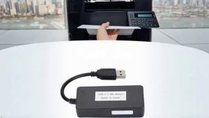 USB 2.0 Fax Modem External V.90 56K Dial Up USB Analog Fax Modem USB to Telephone Jack RJ11 Ports Support Caller ID Computer Laptop Fax Modem for for Linux