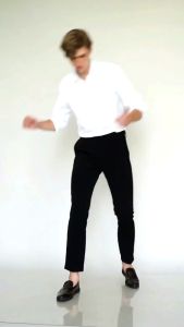 ANKLE PANTS CELANA FORMAL SLIMFIT PRIA