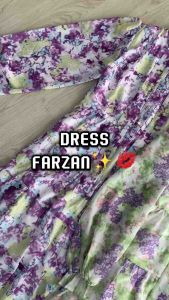 LEONNA Far-Zan Dress Kaftan Ruffle Gamis Muslim Wanita Premium Korean Style