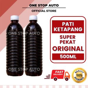 PATI KETAPANG 100% ORI SUPER PEKAT (BLACK WATER) 500ML!!! Fish aquarium ikan laga betta