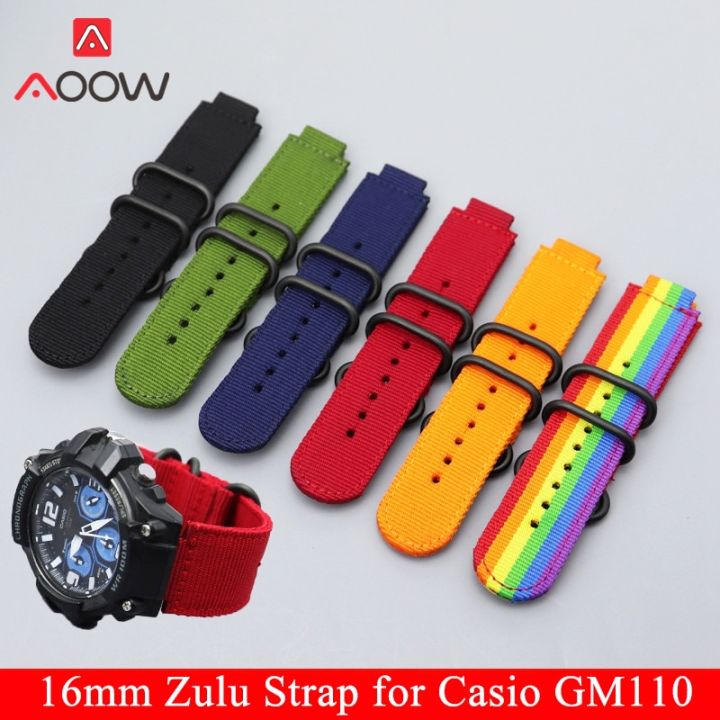 NATO Nylon Strap for Casio G-Shock GM-110 GM-2100 GA-110 DW-5600