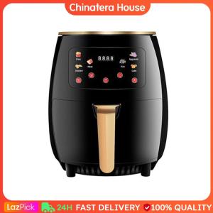 6L Air Fryer Multifunctional Touch Screen Oven Automatic Electric Oilless Cooker Large Capacity for Home Kitchen