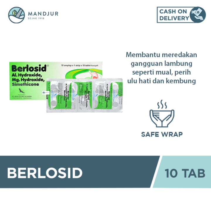 Berlosid 10 Tablet - Obat Maag