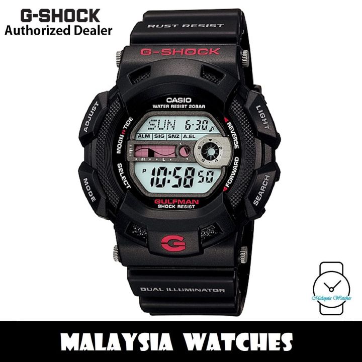 OFFICIAL MALAYSIA WARRANTY) Casio G-SHOCK G-9100-1 Gulfman